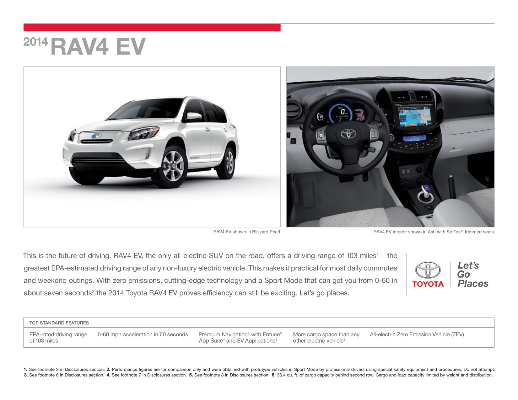 2014 Toyota RAV4 EV Brochure Page 3